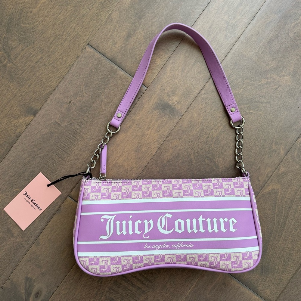 NWT Juicy Couture Fashionista Shoulder Bag-Violet Tulle